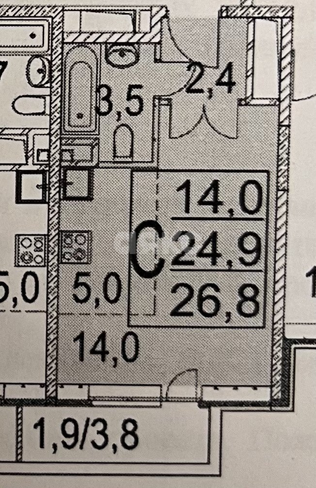 Фото №19: Студия 27 м² - Котельники, мкр. Новые Котельники, 2
