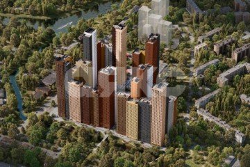 Фото №4: 2-комнатная квартира 50 м² - Москва, мкр. жилой комплекс Скай Гарден, пр-д Строительный, 9с6