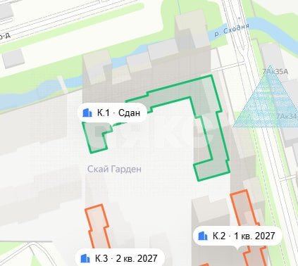 Фото №37: 2-комнатная квартира 50 м² - Москва, ЖК Скай Гарден, Покровское-Стрешнево, мкр. жилой комплекс Скай Гарден, пр-д Строительный, 9с6