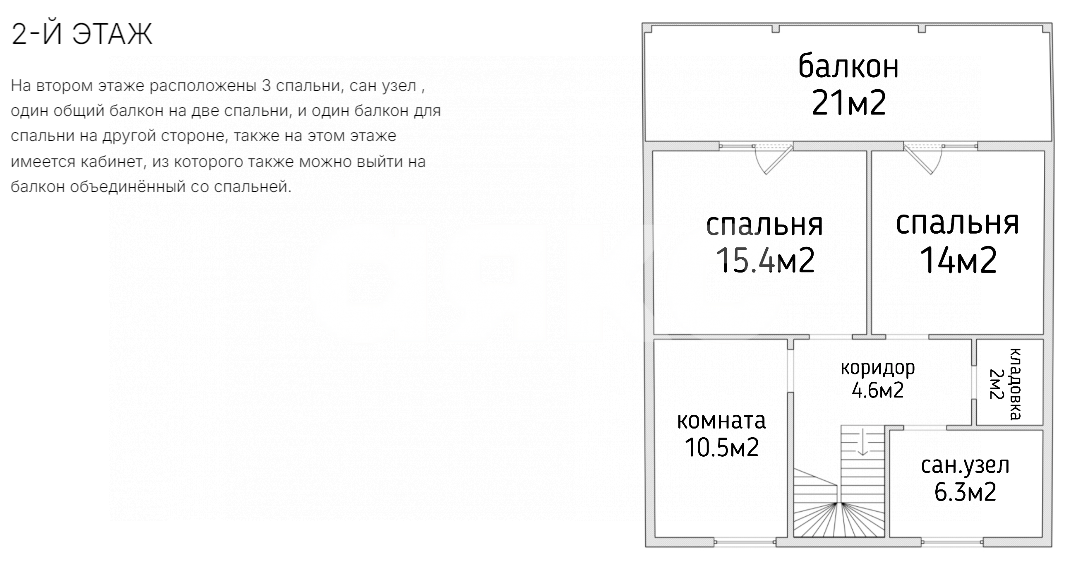 Фото №39: Дом 159 м² + 7 сот. - Домодедово, мкр. КП Бор, 74