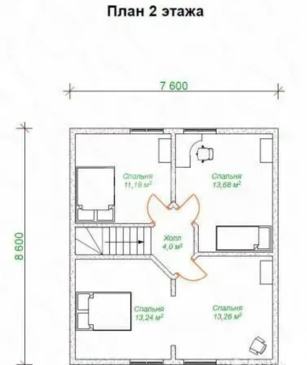 Фото №7: Дом 110 м² + 9 сот. - Эскулап, 80