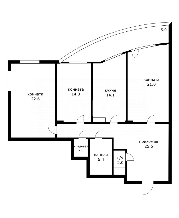 Фото №45: 3-комнатная квартира 111 м² - Реутов, мкр. 6А, ул. Некрасова, 17