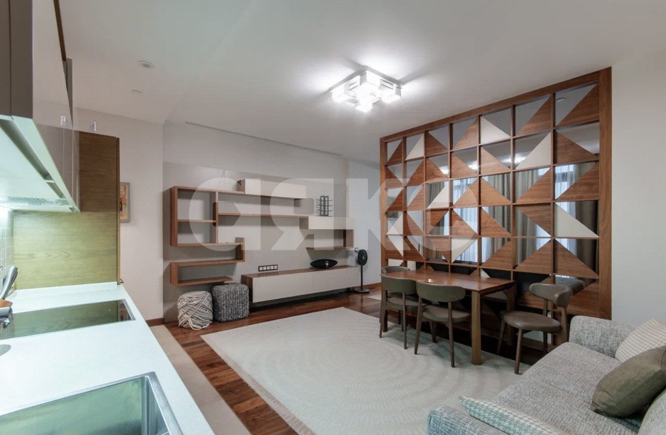 Фото №15: 1-комнатная квартира 51 м² - Москва, Центральный административный округ, Пресненский, Московский международный деловой центр Москва-Сити, мкр. многофункциональный комплекс Айкью-квартал, ул. Пресненская набережная, 10с2