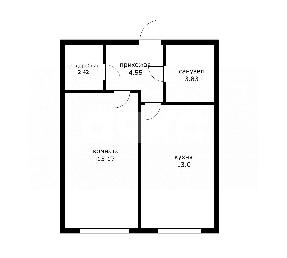 Фото №16: 1-комнатная квартира 38 м² - Красноармейск, мкр. жилой комплекс Краснофлотский, ул. Краснофлотская, 9А