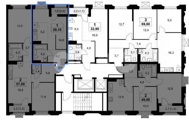 Фото №18: Студия 29 м² - Москва Троицкий административный округ